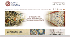 Desktop Screenshot of buntesmarokko.de