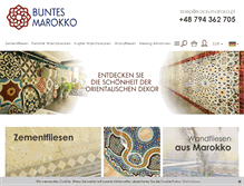 Tablet Screenshot of buntesmarokko.de
